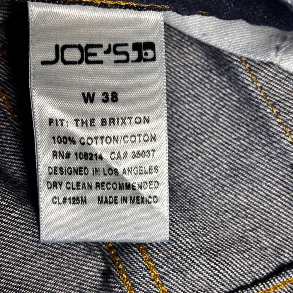 Joes Jeans Brixton 39x33.5 Men‎ Straight Leg Dark Wash Premium Denim Classic Fit